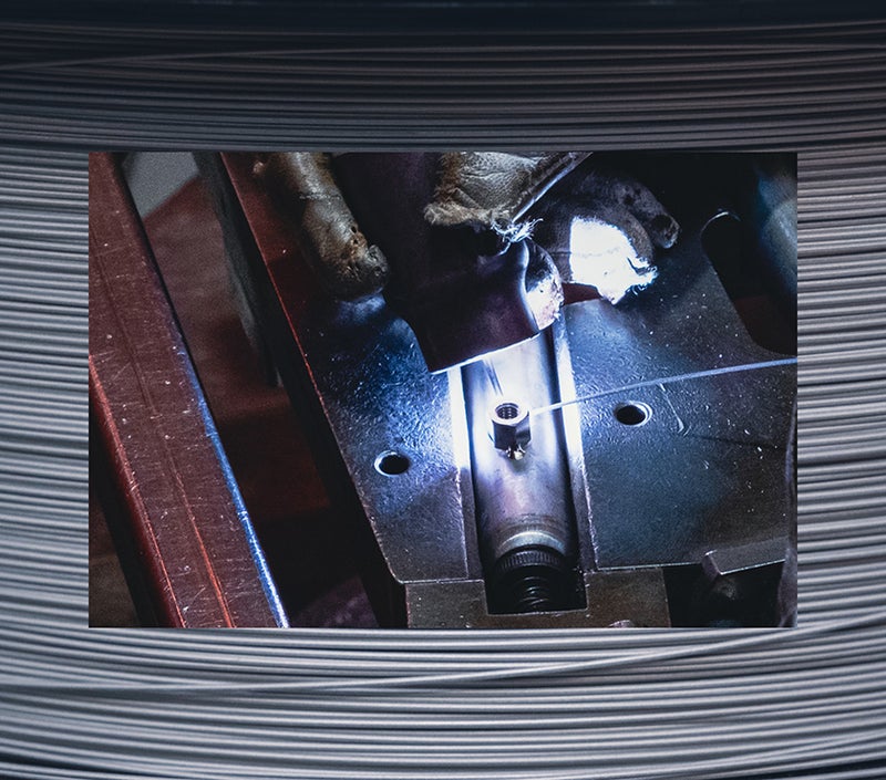 molten filler used to create a strong bond