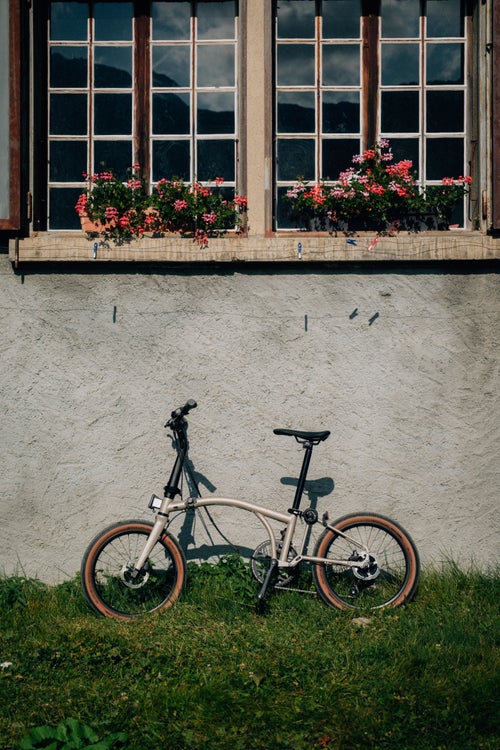 brompton g line against a wall