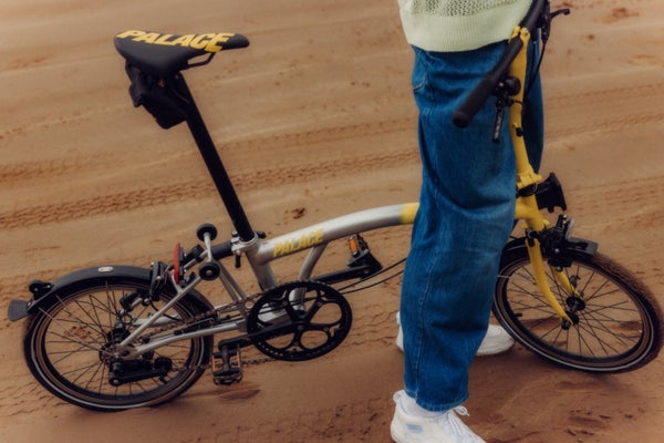 Brompton x Palace bike