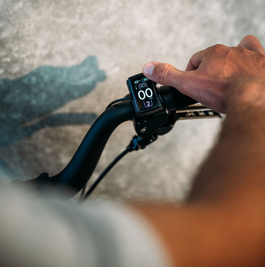 Commande au guidon sur la gamme Electric T Line