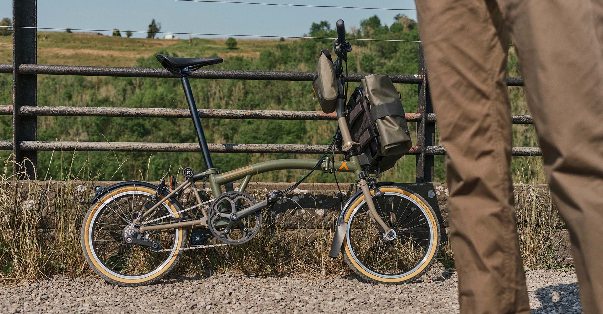 Photographer Dani KM on her Brompton x Bear Grylls folding bike